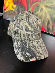 Mossy Oak Malla Camionero Camuflaje En Blanco Exterior Curvo Bill Gorra Ajustable - Imagen 1 de 3