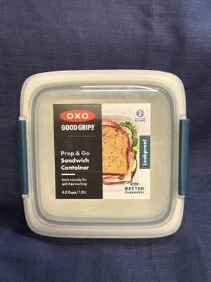 OXO Sandwich Food Storage Container: BPA-Free, Leakproof, Dishwasher & Microwave - Image 1 of 2