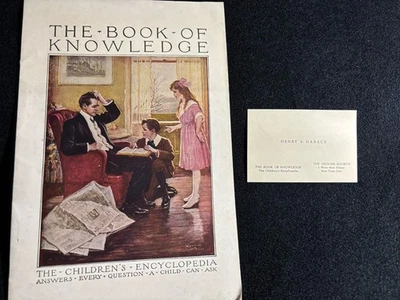 The Book Of Knowledge Advertising Brochure & Business Card - Image 1 of 4