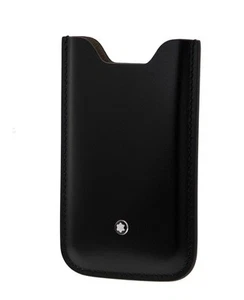 Montblanc 3/4 cuir noir 107044 neuf - Photo 1 sur 3