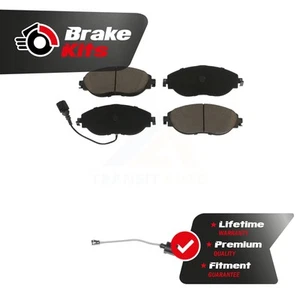 Front Ceramic Brake Pad And Wear Sensor Kit For 2018-2022 Volkswagen Tiguan 2.0L - Picture 1 of 1