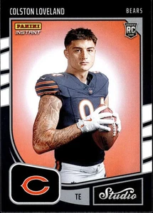 Tarjeta de radiocontrol Panini Instant Studio NFL Colston Loveland Rookie 2025 SP Prizm 1/367 - Imagen 1 de 2