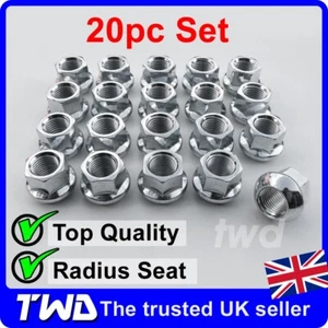 20x ALLOY WHEEL NUTS - PORSCHE 924 944 968 928 911 M14x1.5 RADIUS STUD LUG BOLT - Picture 1 of 5