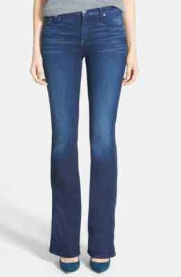 NUEVO 7 PARA TODA LA HUMANIDAD $159 JEANS KIMMIE BOOTCUT TIRO MEDIO TALLA 24 Foto 1 de 4