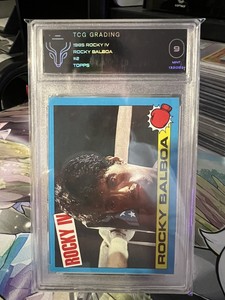 1985 Rocky IV Rocky Balboa #2 Topps TCG Grading 9 *MINT*