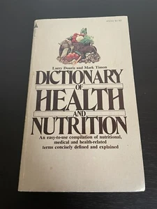 Dictionary of Health and Nutrition by Douris & Timon Vintage Pyramid 1976 PB - Picture 1 of 7