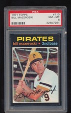 PSA 8  1971 Topps  Bill Mazeroski  # 110