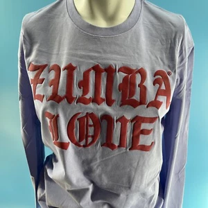 Zumba Love Long Sleeve Tee - Orchid Z3T000026 Medium. - Picture 1 of 8