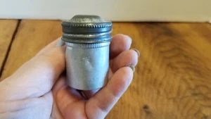 Vintage Aluminum Salve Ointment Tin with Lid 2" - Picture 1 of 6