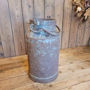 10 LITER MILCHKANNE Eisen vom Bauernhof Original alt rostig - Bild 1 von 7