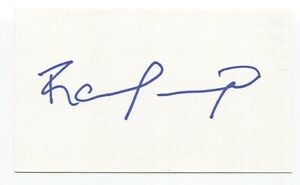 Rafael Furcal Signed Index Card Autographed Baseball Unassisted Triple Play
