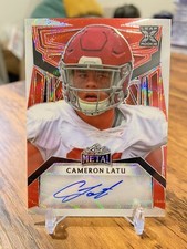 2023 Leaf Metal Cameron Latu Rookie Auto #1/1 🔥📈