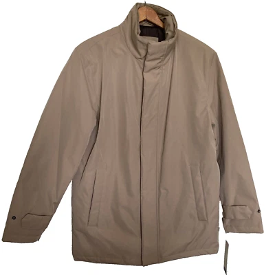 Docker's Coat Men's Jacket Small Beige Water Resistant Smart 360 Flex Series New - Image 1 of 4