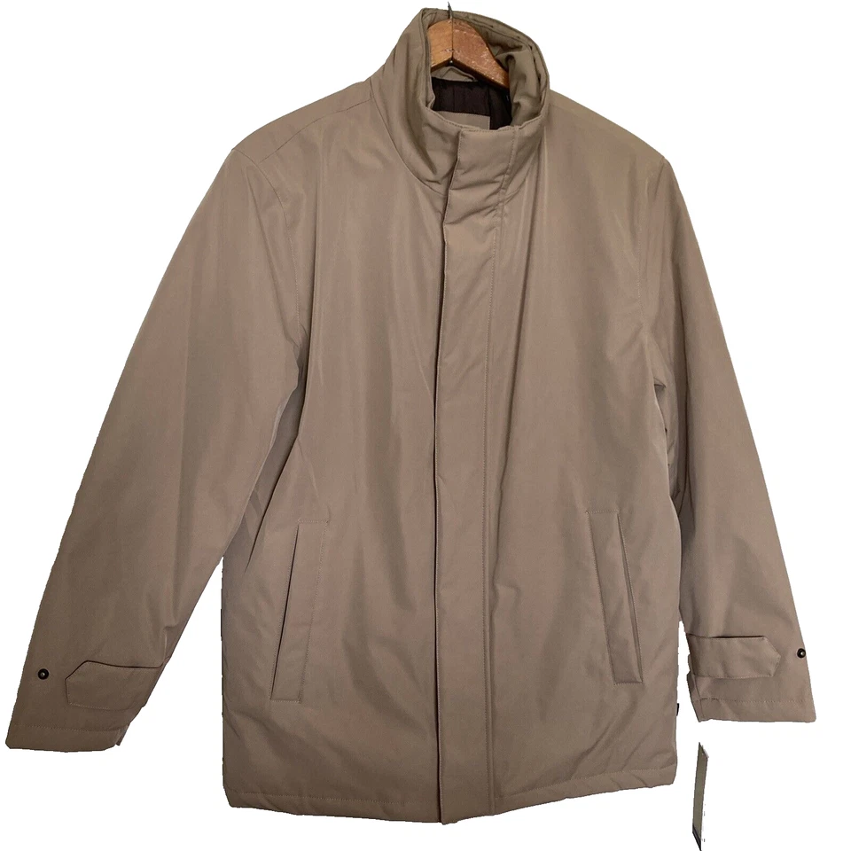 Docker's Coat Men's Jacket Small Beige Water Resistant Smart 360 Flex Series New - Image 1 of 4