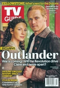 TV GUIDE - OUTLANDER COVER + YELLOWSTONE + RENEE ZELLWEGER - THE THING ABOUT PAM - Picture 1 of 3