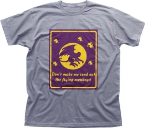 Wizard of Oz Flying Monkey Witch heather printed t-shirt OZ9888 - Picture 1 of 2