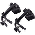 2pcs Adjustable Clip On Drum Mount Microphone Mic Clamps Holder Groove Gear