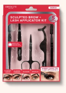 KIT APLICADOR DE CEJAS + PESTAÑAS ABSOLUTAMENTE NUEVA YORK ESCULPIDO 5 PIEZAS EAGK02 - Imagen 1 de 3