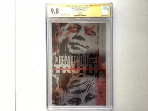 Department of Truth 1 CGC 9.8 SS Ltd 75 Lámina Cebolla Pequeña James Tynion Muy Buen Estado - Imagen 1 de 12
