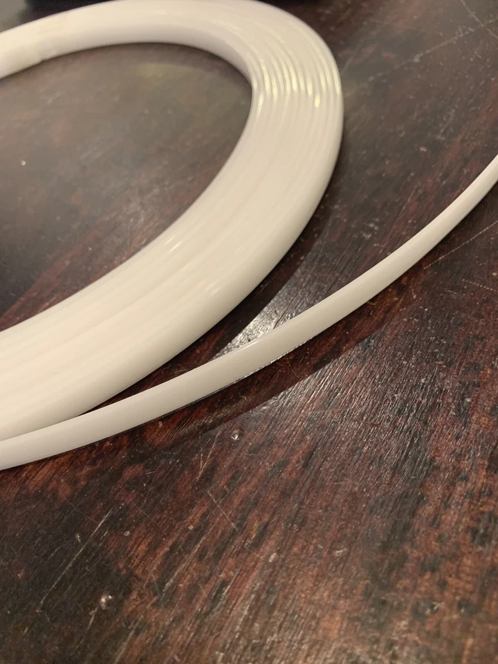 Corsé de hueso de plástico pulido plano de 6 mm permanece rollo continuo deshuesado por medio mtr Foto 1 de 4