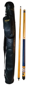 VINTAGE BUD LIGHT stecca stecca biliardo biliardo 58" con custodia stecca giocatore professionale in pelle - Foto 1 di 18
