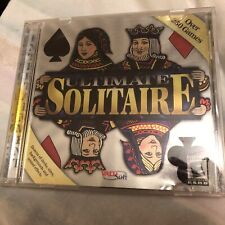 Ultimate Solitaire CD ROM PC Game Over 250 Different Games ValuSoft with Case