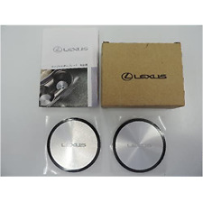 LEXUS Regular Genuine Logo Aluminum Car Cup Holder Plate from Japan 2 Pieces Set