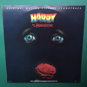 Bruce Broughton HARRY AND THE HENDERSONS Film Soundtrack LP Bigfoot Spielberg NM - Picture 1 of 12