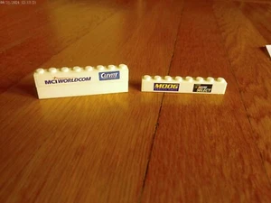 Vtg Nascar Mega Bloks Replacement NASCAR MOOG MCI Worldcom Clevite Ad Blocks - Picture 1 of 13