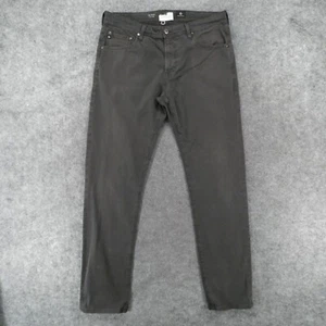 AG Adriano Goldschmied Jeans Mens 36x34 The Tellis Modern Slim Gray 5 Pkt Twill - Picture 1 of 16