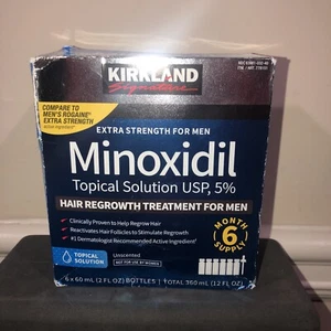 Kirkland signature minoxidil, 5% hair regrowth treatment for men six month sup - Picture 1 of 3