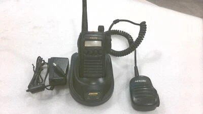 ​JOBCOM UHF MODEL JU-410 WITH RAPID CHARGER AND RITRON MICROPHONE - Image 1 of 3