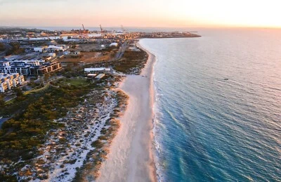 NEW BEAUTIFUL AERIAL BEACH POSTER PREMIUM WALL ART PRINT SIZE A5-A1 - Image 1 of 4