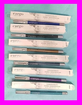 Cargo SWIMMABLES EYE LINER Pencil Waterproof Eyeliner U PICK COLOR Full Size BOX - Image 1 of 2