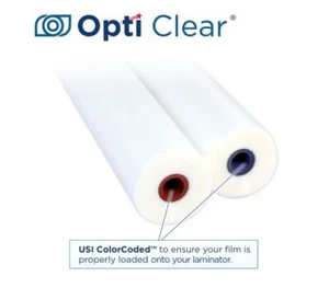 USI PREMIUM Low-Temp EVA Laminating Film 27" x 250' 3 Mil 1" Core Gloss 2 Rolls - Picture 1 of 4