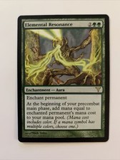 Elemental Resonance Dissension Green Rare MAGIC MTG CARD Unplayed! UP NM