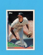 BASEBALL CARD-TOPPS 1994-n.113-RUSS SPRINGER-ANGELS
