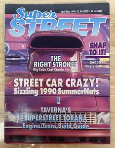 Super Street April / May 1990 Magazine Vintage In Good Condition - Picture 1 of 2