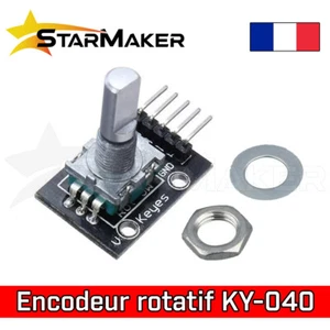 Encodeur Rotatif KY-040 - Module pour Arduino Raspberry AVR PIC - Imagen 1 de 2