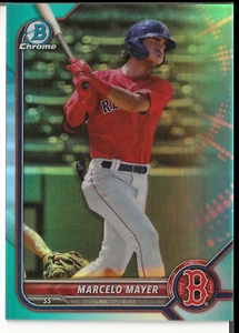 Bowman Chrome 2022 - Prospects Green Refractor #BCP-237 Marcelo Mayer/125 (RC) - Imagen 1 de 2