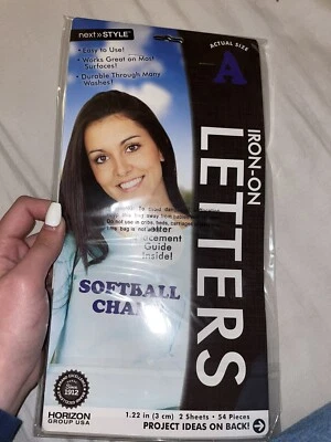 iron on letters - Image 1 of 4