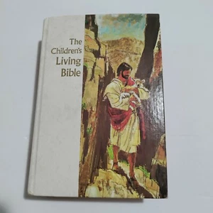 The Children's Living Bible, Paraphrasiert Vintage 1977 Hardcover Tyndale Illustrated - Bild 1 von 17
