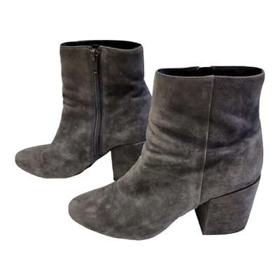 WINDSOR SMITH Botas Mujer Gris Gamuza Zapatos Talla 7.5 AU/US, 5.5 UK, 38.5 EUR Foto 1 de 4