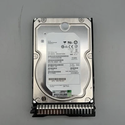 Unidad MDL HPE 652755-007 4 TB 7200 rpm 3,5" DP SAS 6Gbps 695507-008 MB4000FCWDK Foto 1 de 4