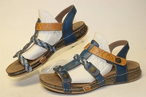 Spring Step L'Artiste Delila Blum Womens 40 9 Leather Slingback Sandals Flats - Picture 1 of 24