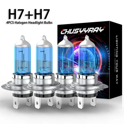 Kit combinado de bombillas halógenas de faros de 2 puertas cupé base BMW 328i para 07-13 ALTO BAJO Foto 1 de 4