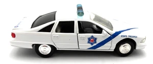 Road Champs Arkansas State Trooper polizia porte auto e bagagliaio aperti - Foto 1 di 6