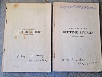 Vintage UNCLE ARTHUR'S BEDTIME STORIES Second Series 1931, Seventh Series 1927 - Image 1 of 4