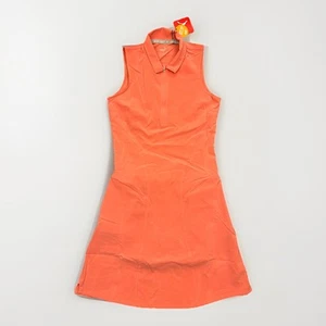 Vestido de crucero para mujer Puma con pantalones cortos talla XS rosa bolsillos con cuello de golf nuevo con etiquetas $85 - Imagen 1 de 23