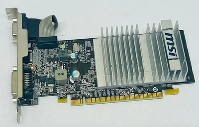 512MB MSI Nvidia GeForce N8400GS-D512D3H/LP HDMI DVI VGA PCI-e Graphics Card - Image 1 of 4